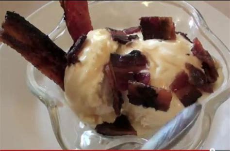 Foodista | How To Make A Maple Bacon Ice Cream Sundae