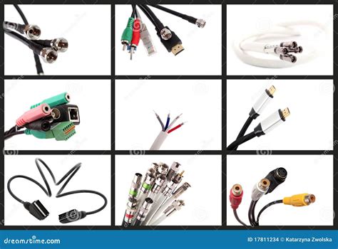 AV Cables stock photo. Image of electric, internet, communication ...
