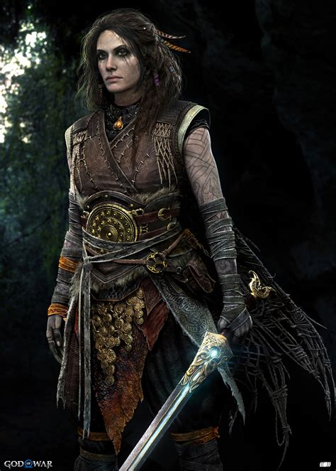 God Of War Character Concept Art