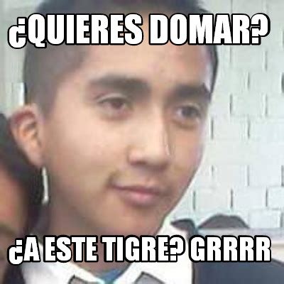 Meme Creator - Funny ¿Quieres domar? ¿a este tigre? Grrrr Meme ...