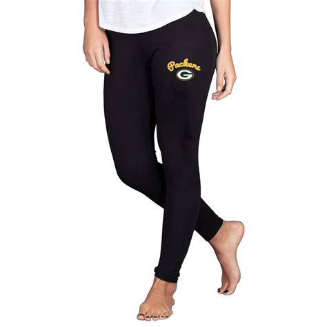 Green Bay Packers Concepts Sport Women's Fraction Leggings - Black - Walmart.com - Walmart.com