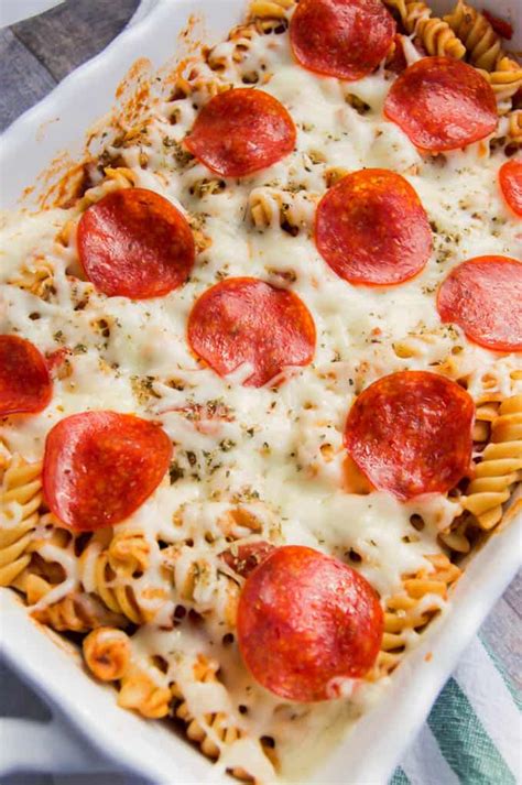 Pepperoni Pizza Casserole With Rotini at John Willard blog