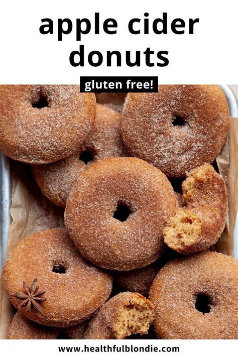 Gluten Free Apple Cider Donuts - Healthful Blondie