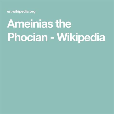 Ameinias the Phocian - Wikipedia | Event activities, Youth activities ...