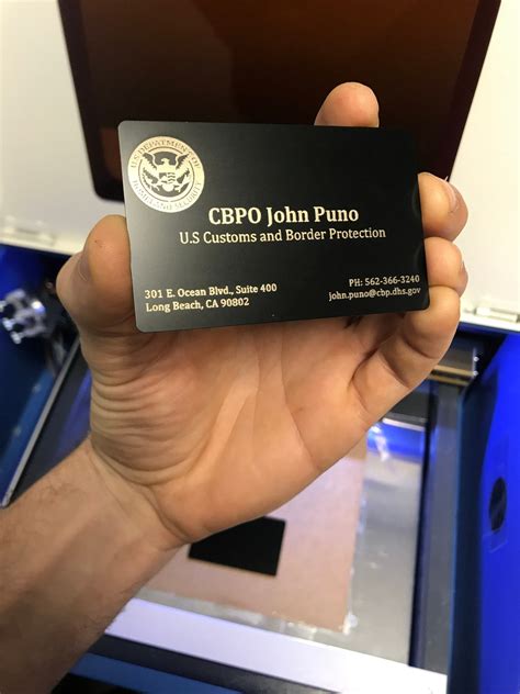 Department of Homeland Security Custom Metal Business Card ...