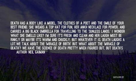 Top 9 Neil Gaiman Sandman Death Quotes & Sayings