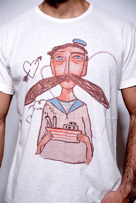 sailor shirt painting  clothes artsy shirt artsy gift