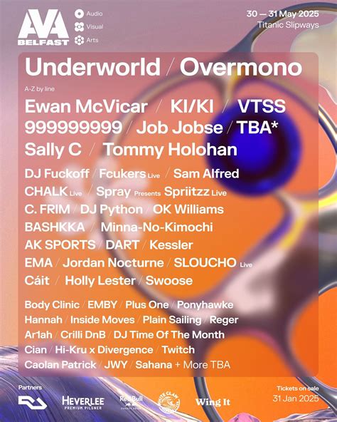 Underworld, Overmono, and More: AVA Festival Reveals 2025 Lineup | That