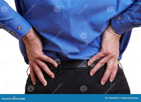 man  aching  stock image image  senior hands