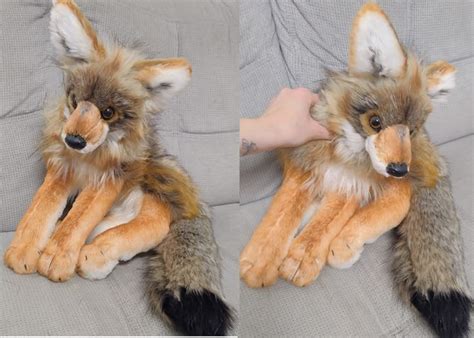 Coyote plush handmade by Viki for sale | Peluches de animales, Animales