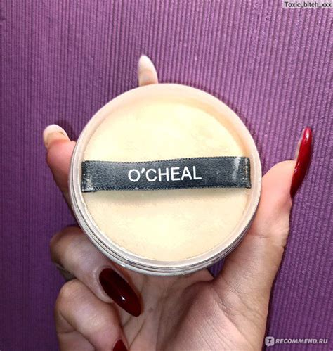 Пудра рассыпчатая O'cheal Loose powder - «Спасительница😅» | отзывы