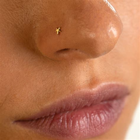 Tiny Nose Stud Star Nose Stud Star Nose Ring Tiny Nose Stud | Etsy