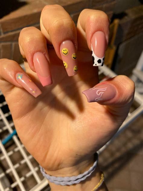 20+ Trendy & Cute Press on Nails Design Ideas | Acrylic nails coffin ...