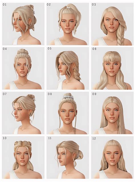 #sims4 hair cc – @simcelebrity00 on Tumblr
