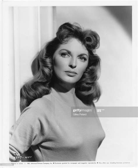 Julie London, posed, studio portrait, USA, 1957. | Julie london