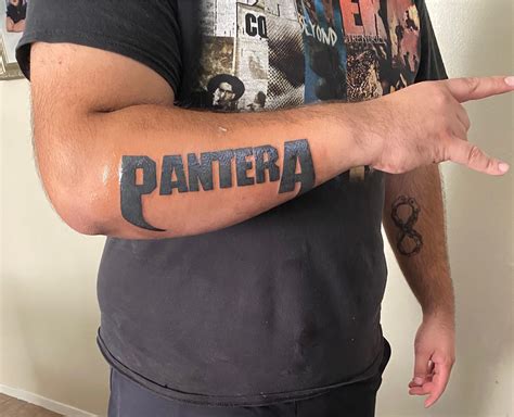 Pantera Band Tattoo