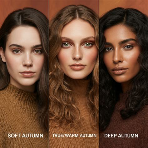 exploring  differences  soft autumn truewarm autumn