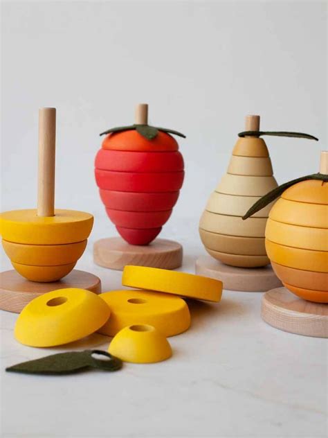 Wooden stacking fruits – Artofit