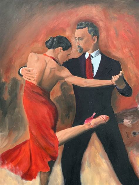 Tango Argentino Painting by Sonny Andersson | Saatchi Art