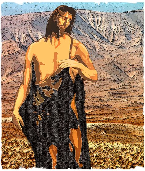 John the Baptist in the Judean Wilderness Digital Art by Dale Bargmann ...