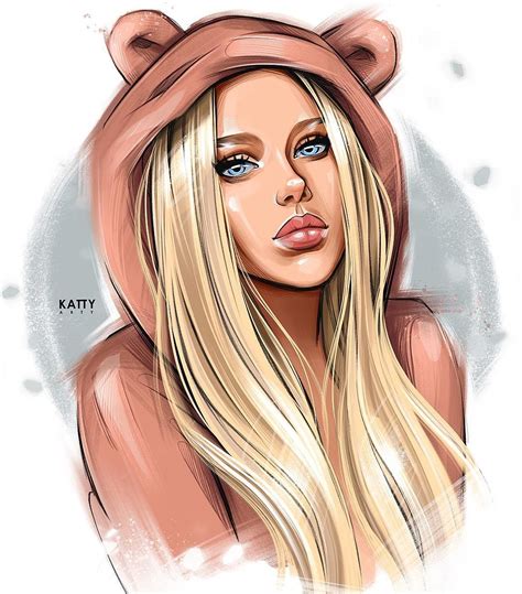 На данном изображении может находиться: 1 человек Cartoon Girl Drawing ...