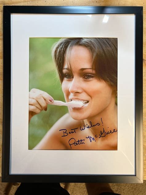 Patti McGuire signed, matted & framed - Playboy Playmate & Jimmy