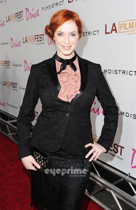 Christina Hendricks arrives at the “Drive” Gala Premiere in L.A, June ...