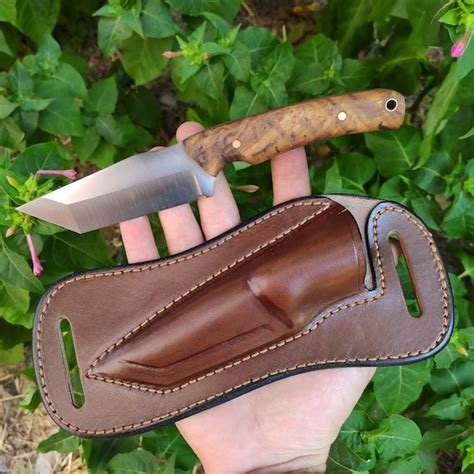 tactical horizontal sheath knife etsy