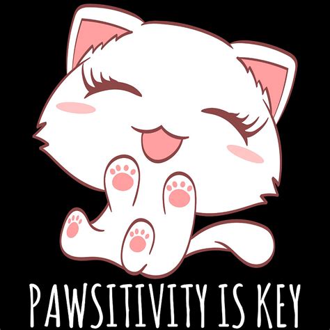 Positive Vibes Be Confident Cats Pawsitivity Is Key Confidence Cat ...