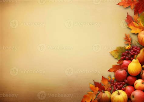 thanksgiving celebration background with empty space 27703496 Stock ...