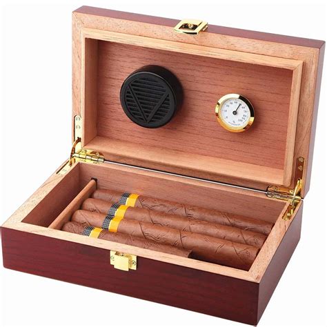 Cuban-Humidor-Humidor-Holds-10-20-Cigars-Cigar-Box-with-Hygrometer-and ...