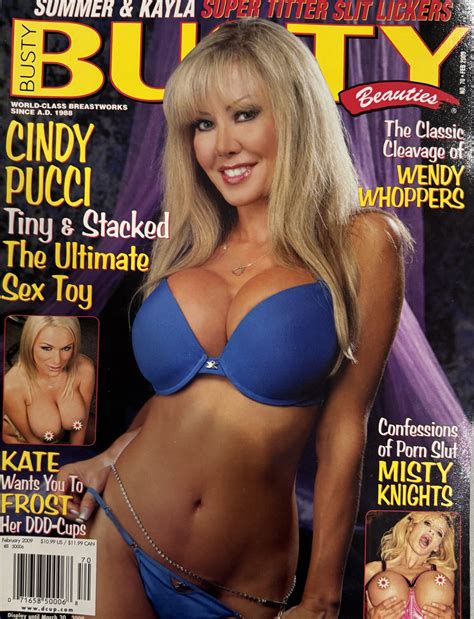 Busty Beauties #70 February 2009 *Cindy Pucci, Wendy Whoppers, Misty