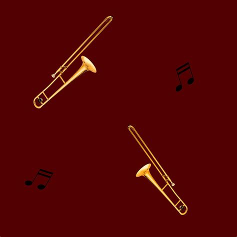 Trombone Poster gift Painting by Saunders Jacob | Fine Art America