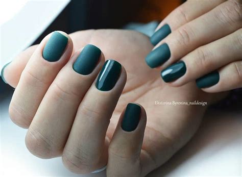 Emerald manicure - the best (50 photos)
