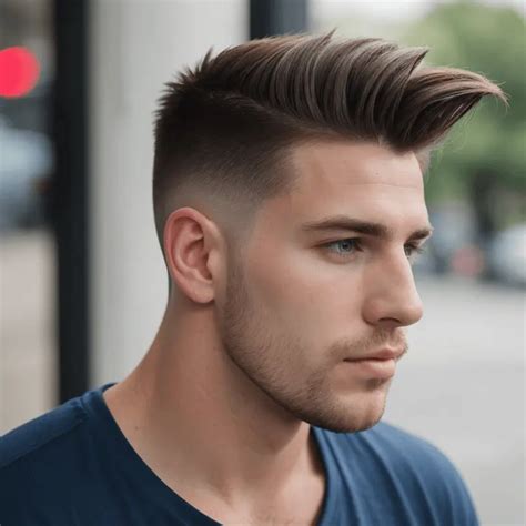 trending quiff hairstyle  men