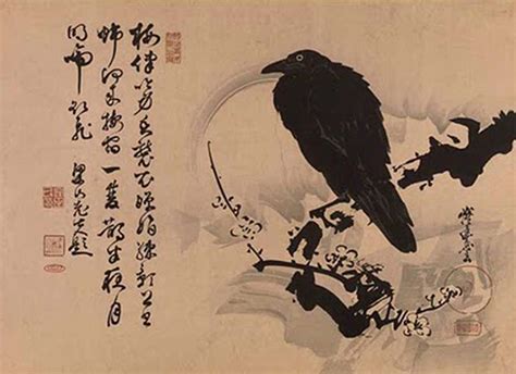 A crow on a withered branch – matsuo-basho-haiku