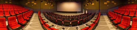 Cinema panorama stock image. Image of light, empty, view - 84761281