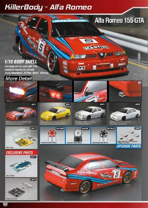 Killerbody Alfa Romeo 155 GTA - RC Cars, RC parts and RC accessories