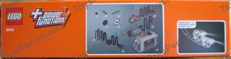 LEGO 8293 Power Functions Motor Set Instructions and Parts List