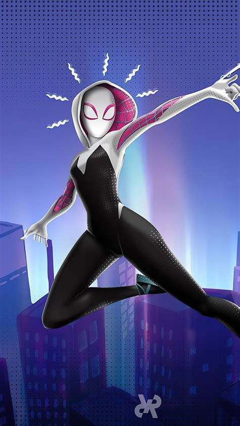 gwen stacy, spiderman, superheroes, artist, artwork, digital art, hd