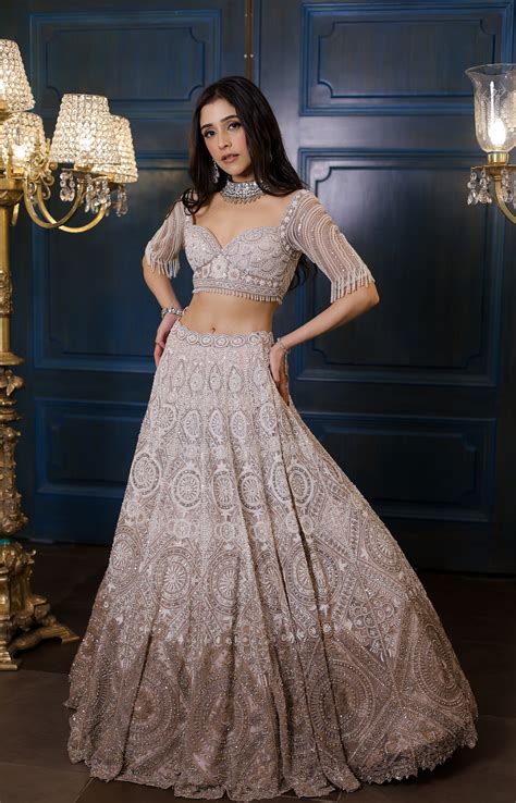 fiona ivory champagne lehenga isa  dolly wahal
