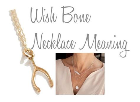 wishbone necklace meaning adorn