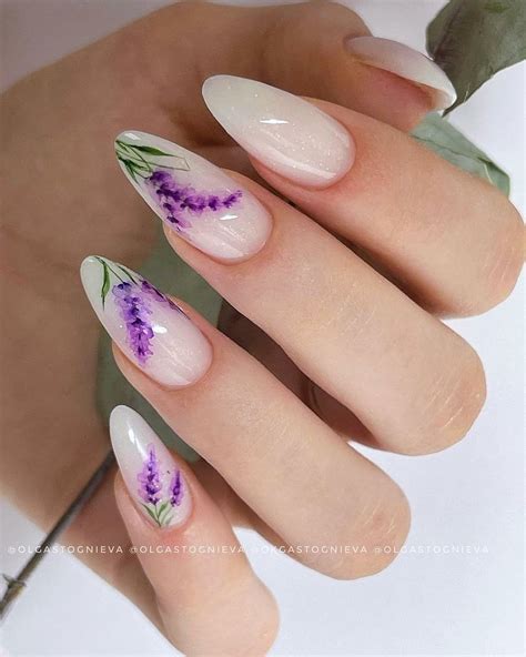 Pin by Светлана on Дизайн ногтей | Lilac nails, Lavender nails, Purple ...