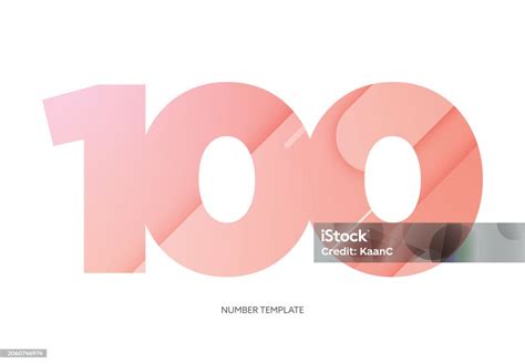 number  abstract number template anniversary number template