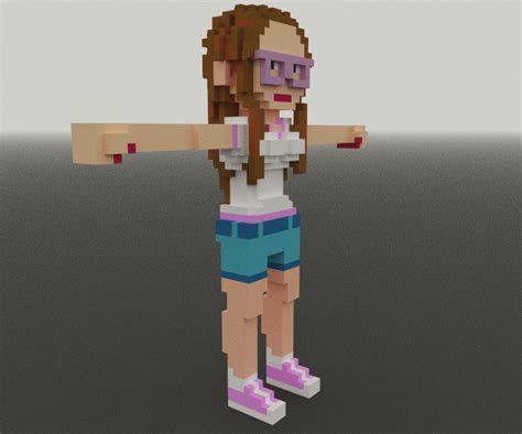 Voxel Female Characters by miventech