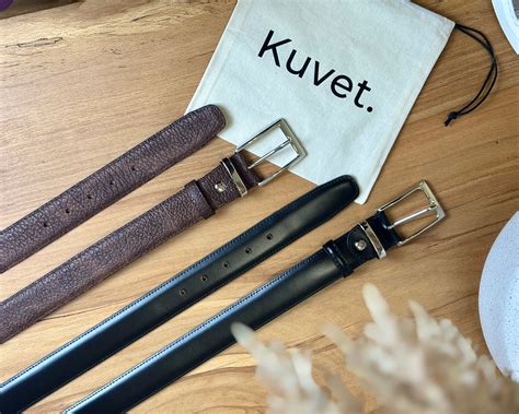 klassische lederguertel fuer herren kuvet premium bespoke sneakers