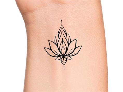 lotus flower tattoo  women bronctattooauscom