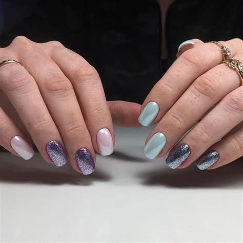Бирюзовый маникюр - 150 фото ногтей гель-лаком | Nails, Beauty