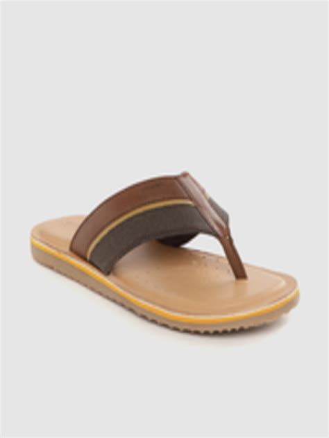 Buy Geox Men Brown Solid Comfort Sandals - Sandals for Men 14114952 ...