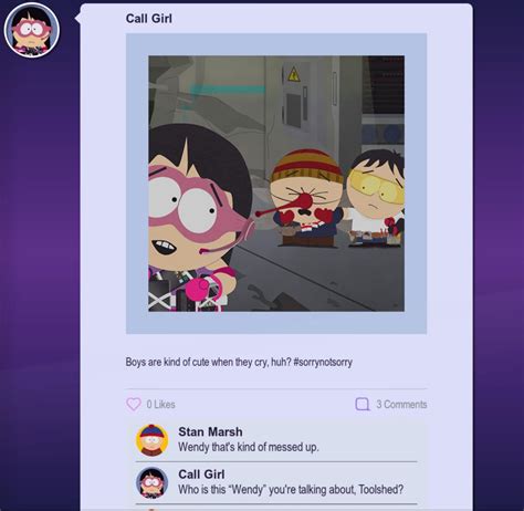 Love Wendy's post on Coonstagram : r/southpark